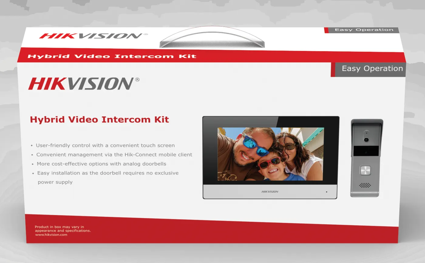 Hikvision DS-KIS603-P IP Video Intercom Villa Bundle