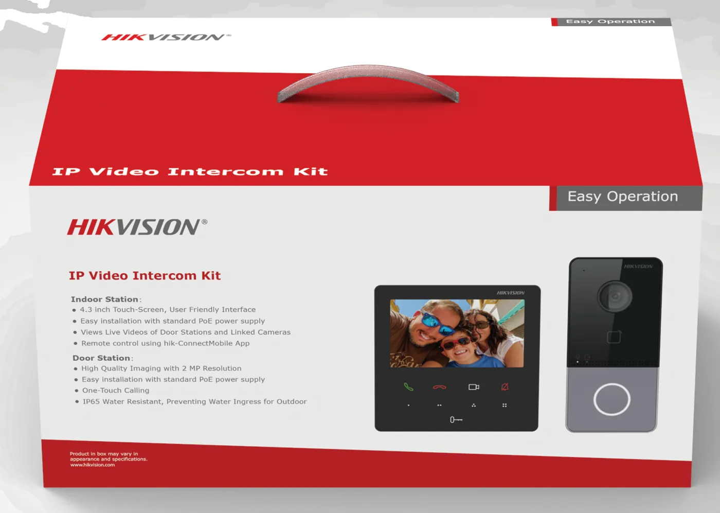 Hikvision DS-KIS606-P IP Video Intercom Kit with Wi-Fi